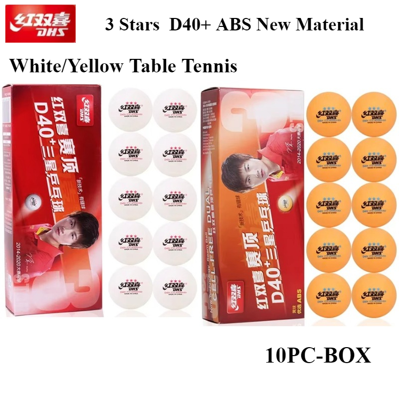 10PC/BOX 3 Stars DHS Ping Pong - Table Tennis Olympics recension och pris