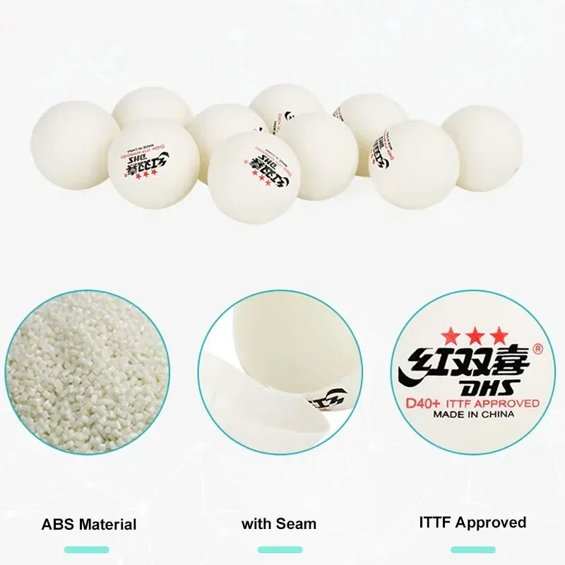10PC/BOX 3 Stars DHS Ping Pong - Table Tennis Olympics recension och pris