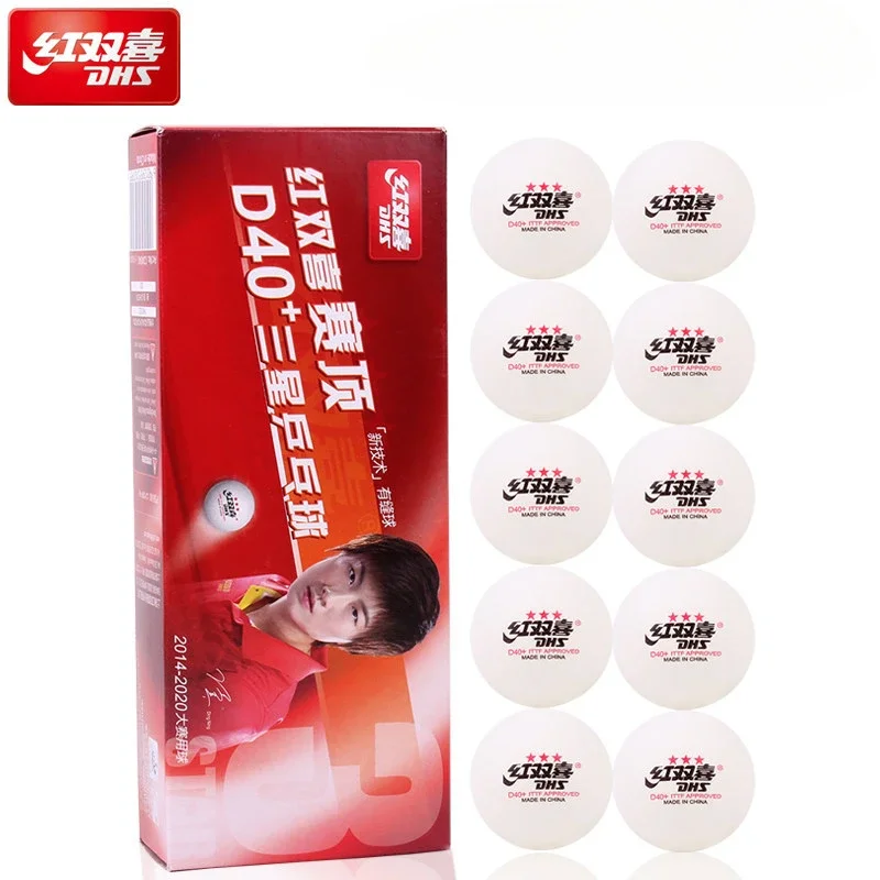 10PC/BOX 3 Stars DHS Ping Pong - Table Tennis Olympics recension och pris
